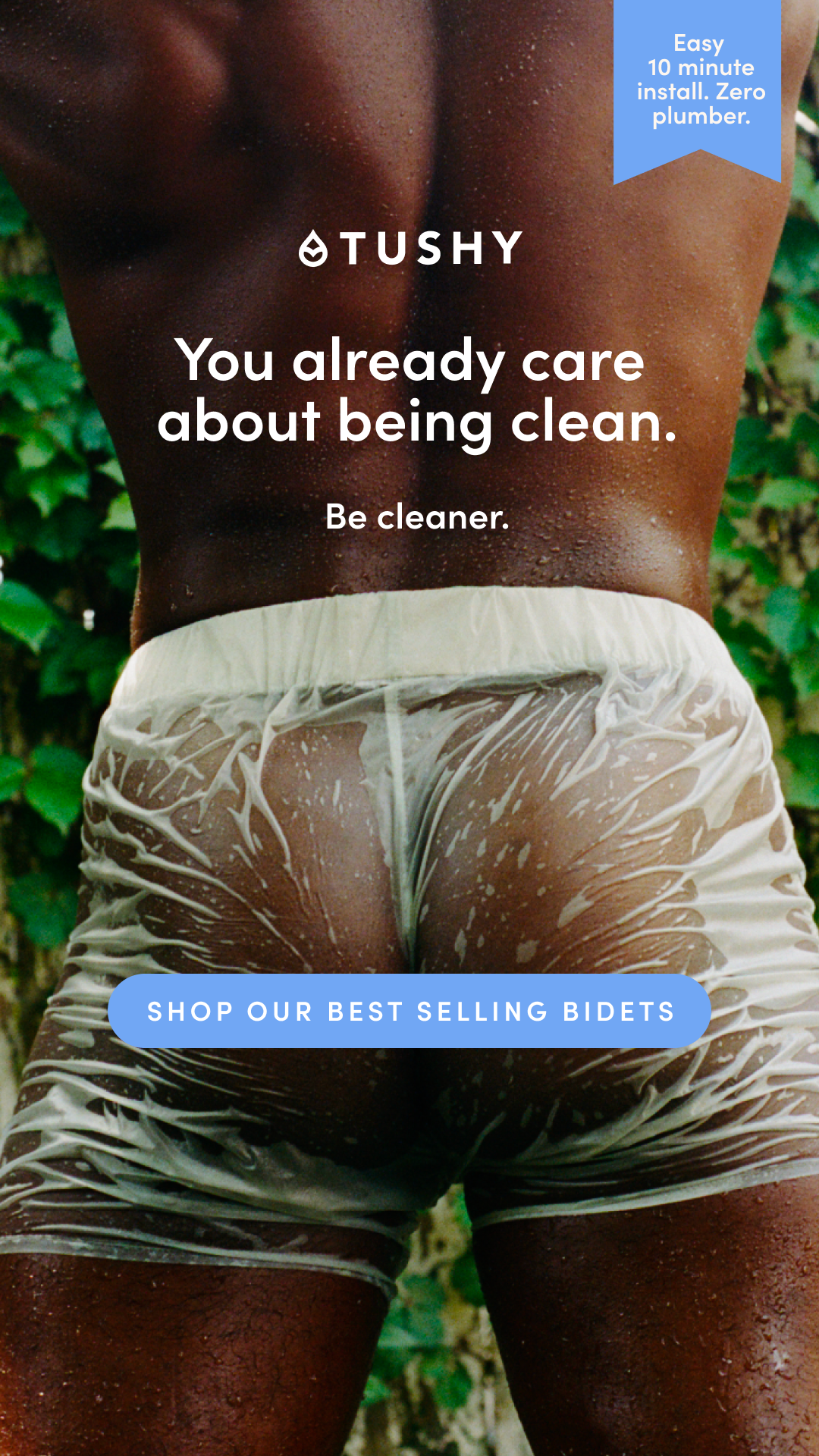 TUSHY Facebook ad