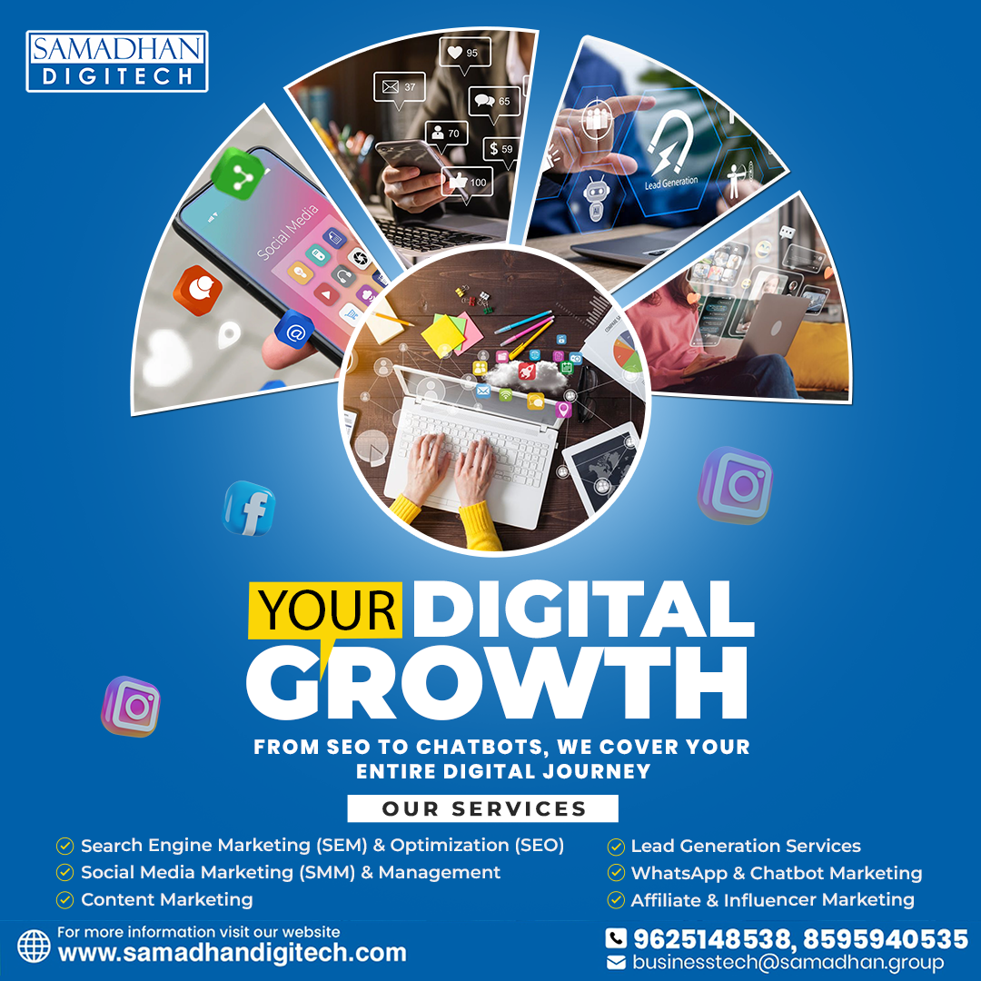 Samadhan Digitech Facebook ad from Dec 1, 2025