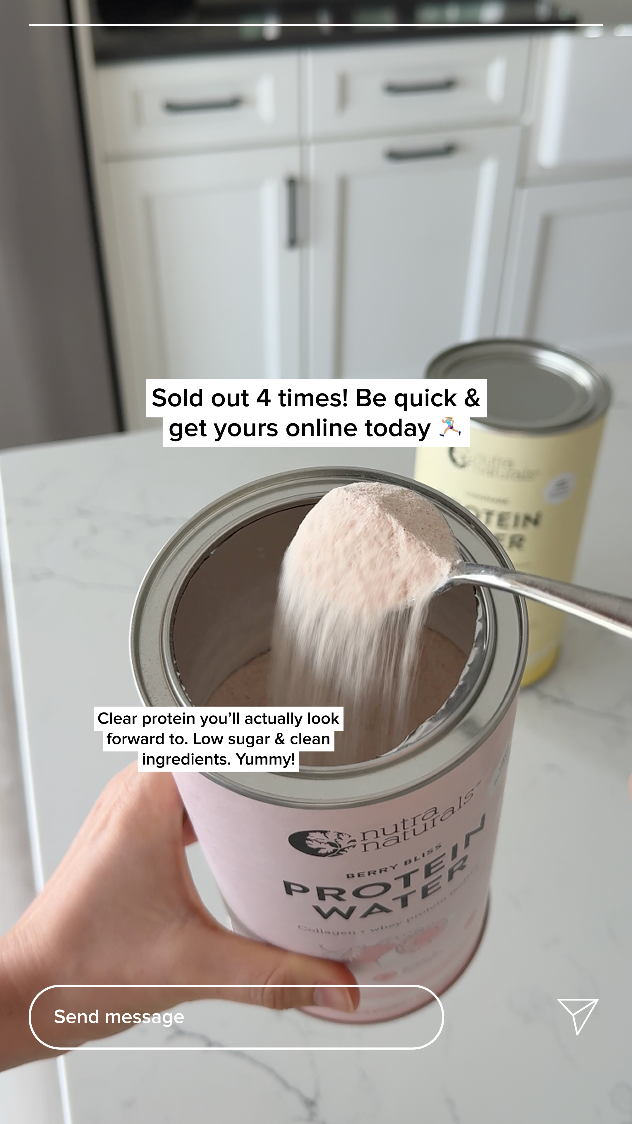 Nutra Naturals Facebook ad: My new favourite protein fix