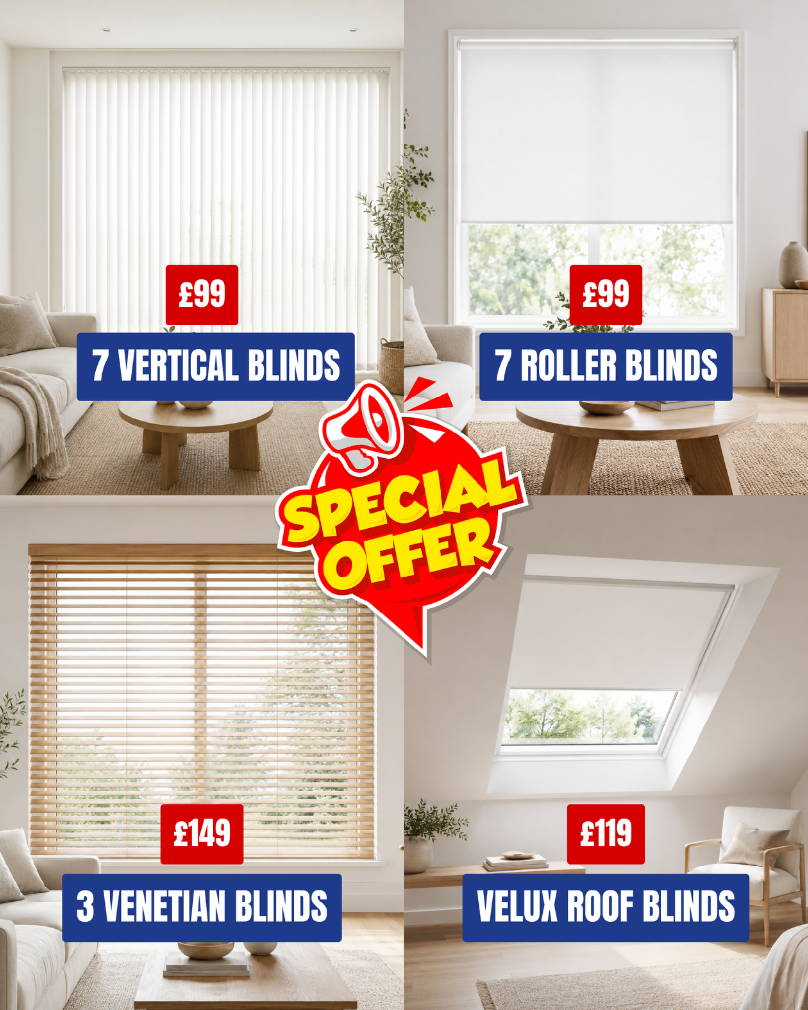 Farriers Blinds & Shutters Facebook ad: Get Your Free Quote
