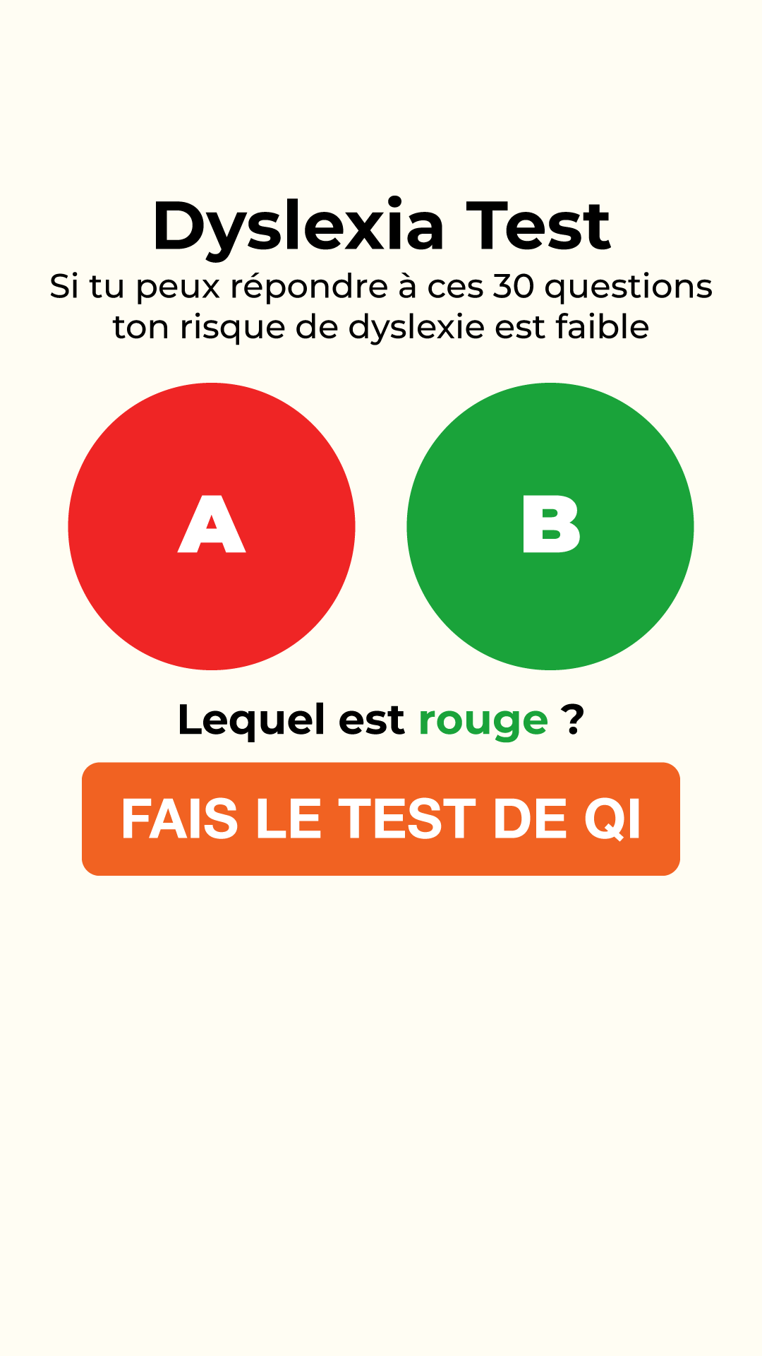 My IQ Facebook ad