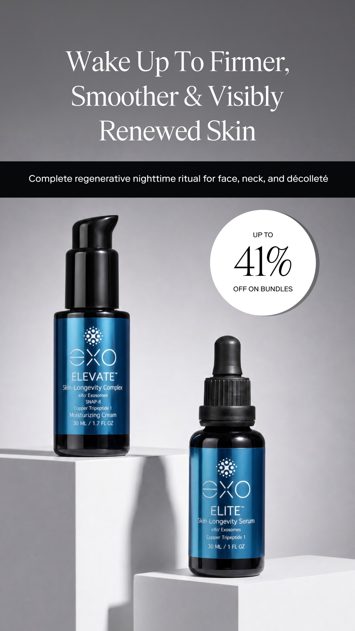 Exoceuticals Facebook ad