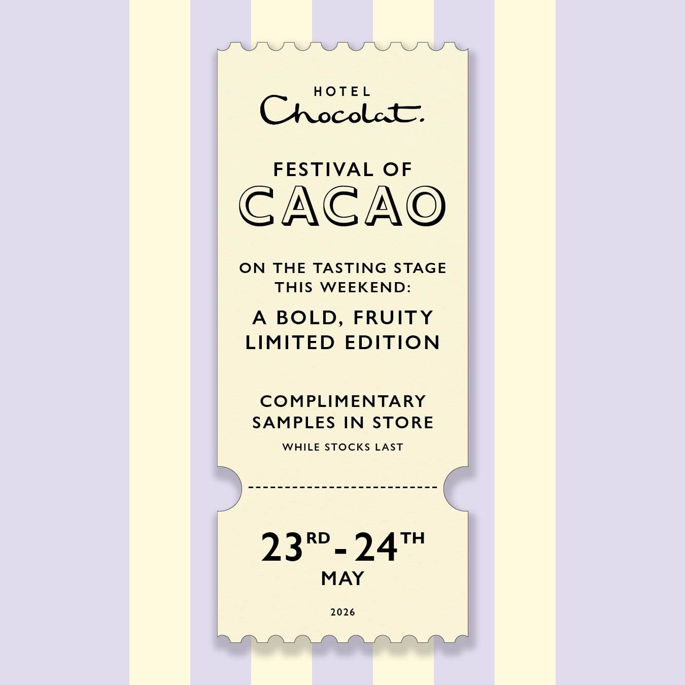 Hotel Chocolat Facebook ad