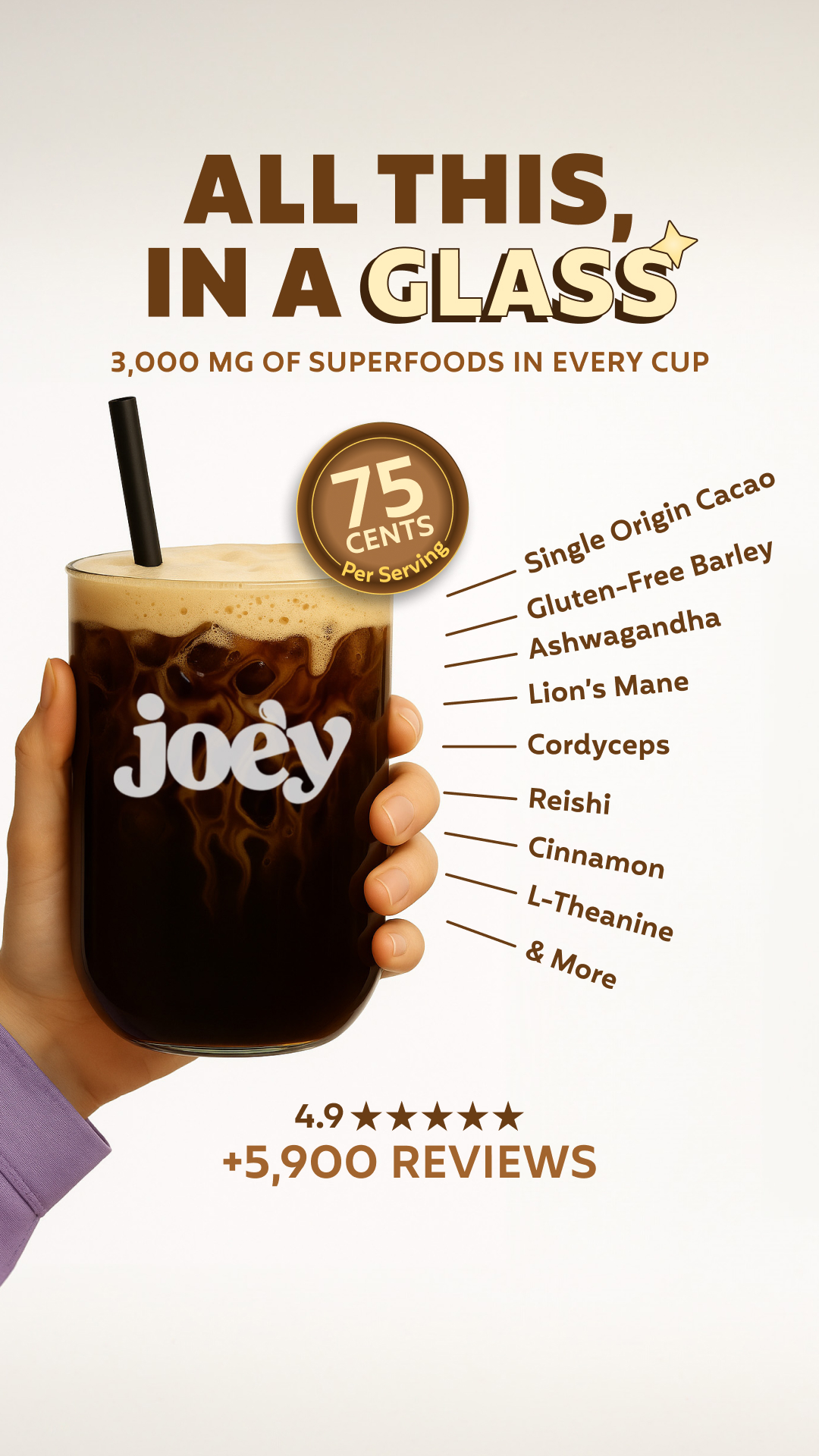 Joe'y Facebook ad