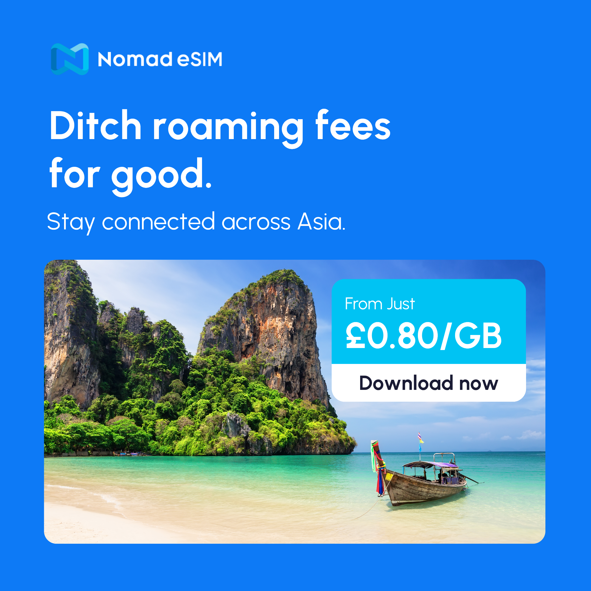Nomad Esim Facebook ad