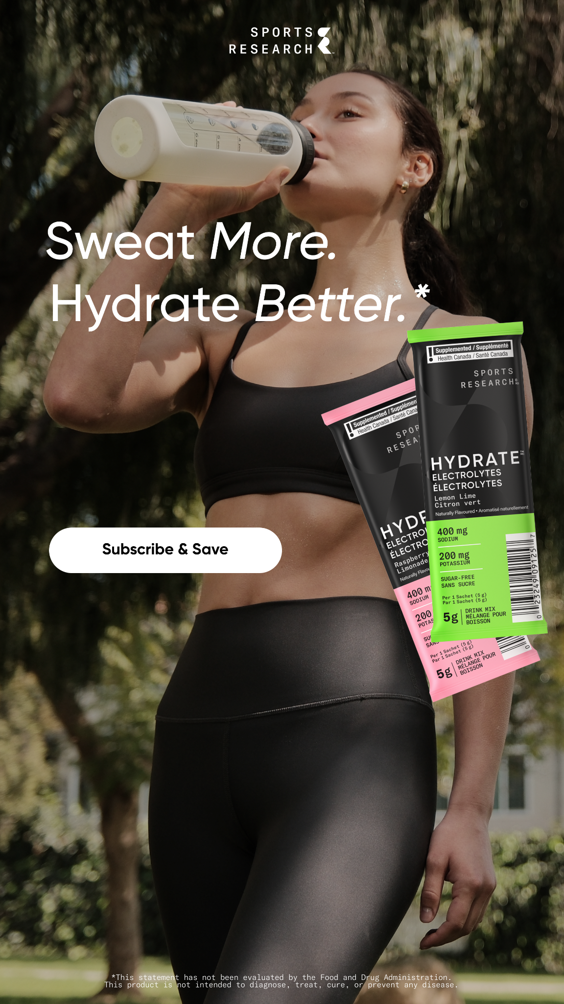 Sports Research Facebook ad