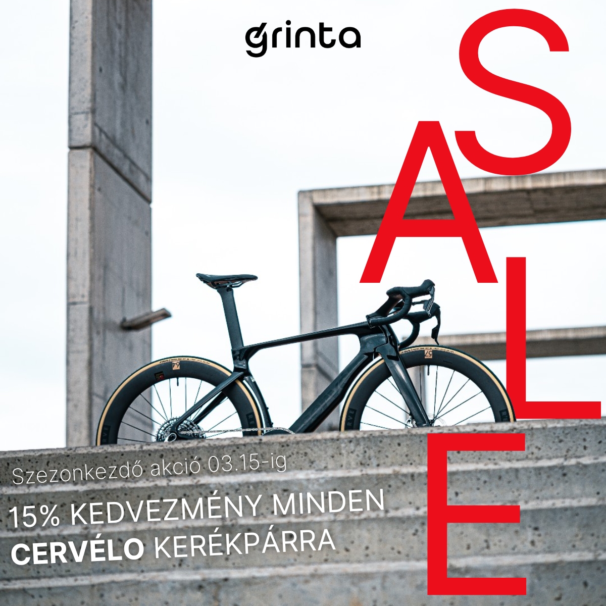 Grinta Bike & Cafe Facebook ad from Feb 15, 2026