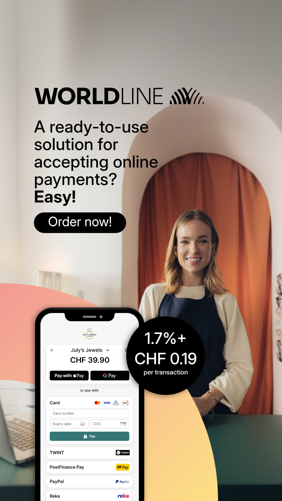 Worldline Switzerland Facebook ad
