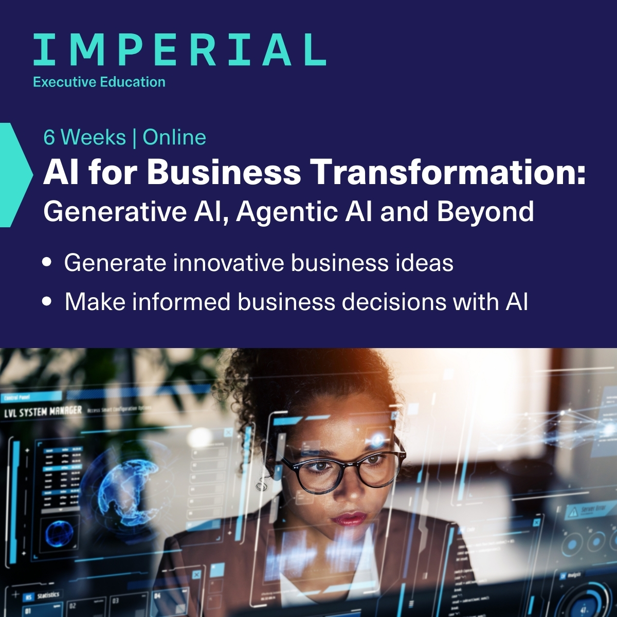 Imperial Business School Facebook ad