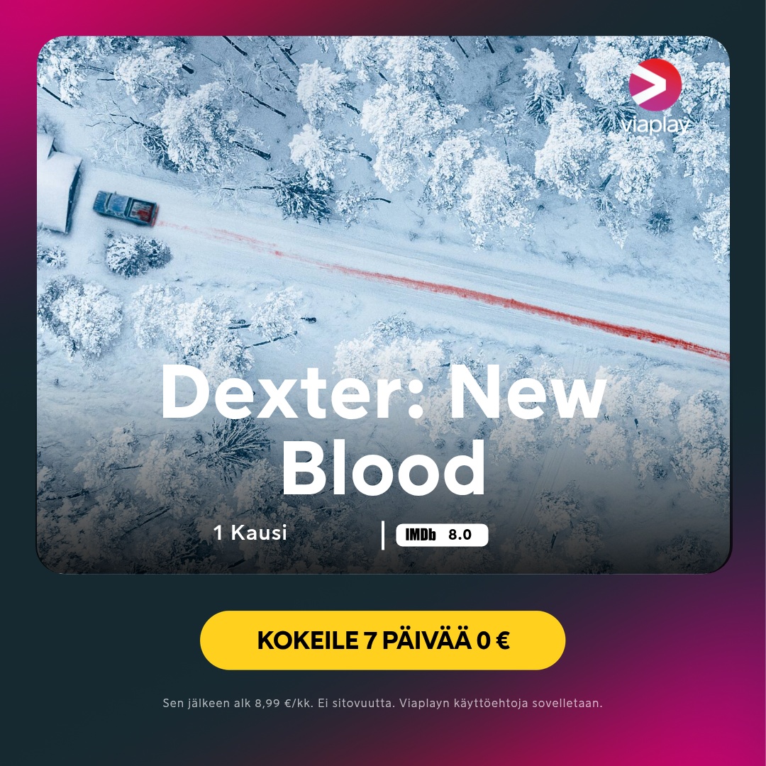 Viaplay Suomi Facebook ad: Valtavasti viihdettä