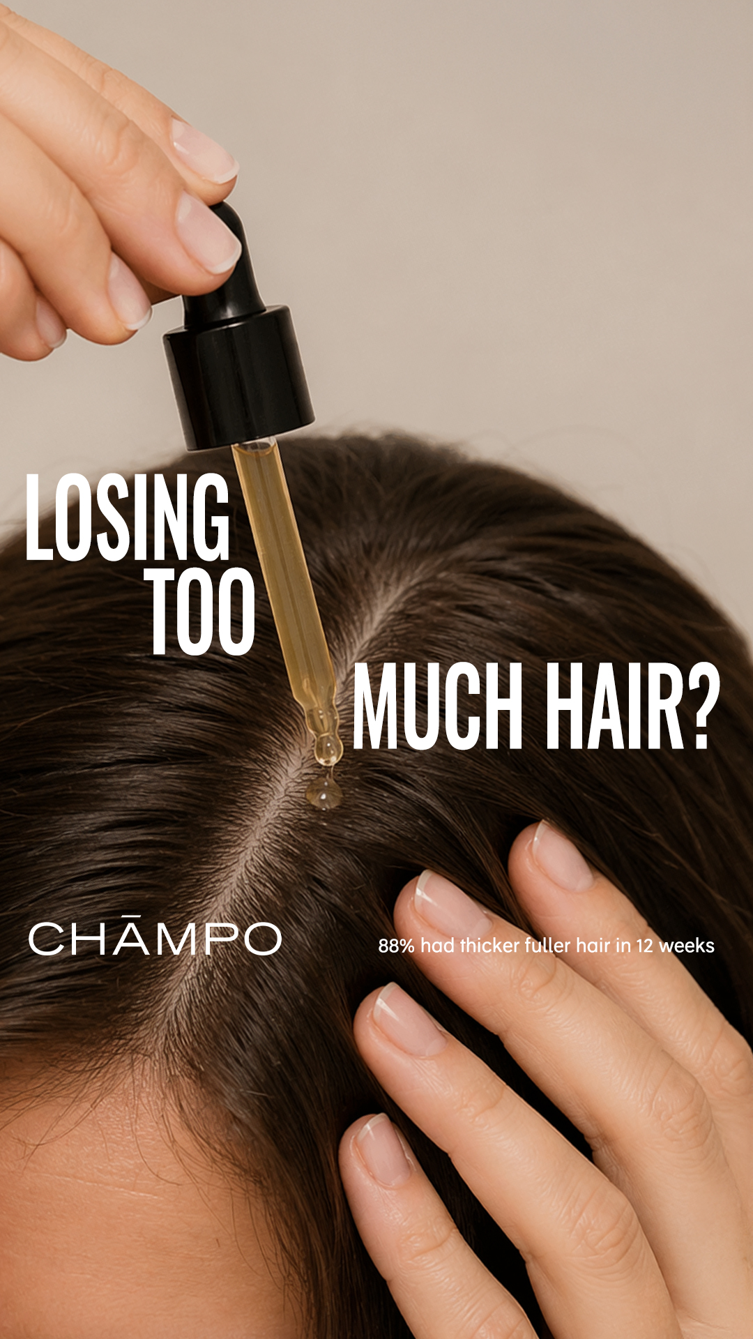 Chāmpo Haircare Facebook ad