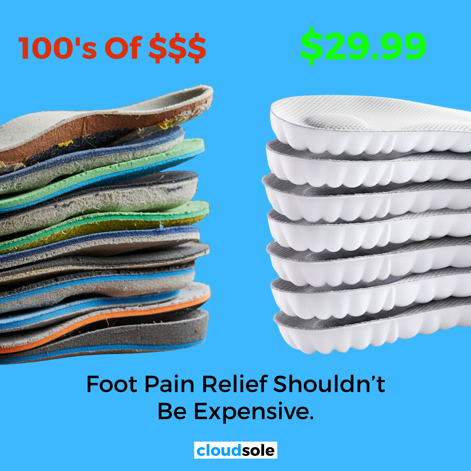 CloudSole Facebook ad