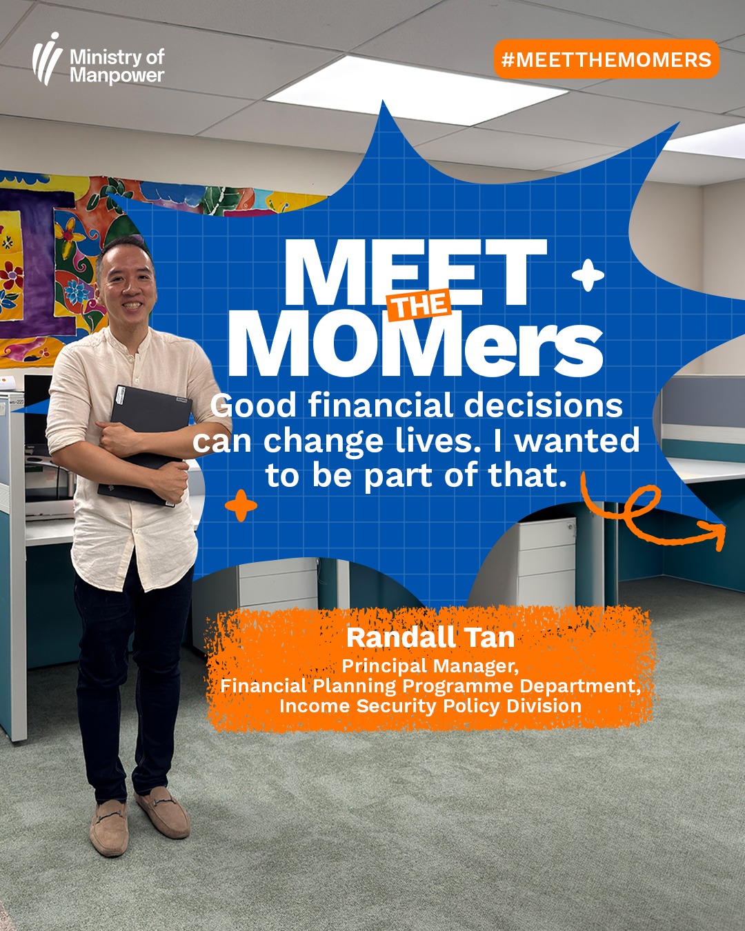 Singapore Ministry of Manpower Facebook ad: From managing your money and planning for retirement…
