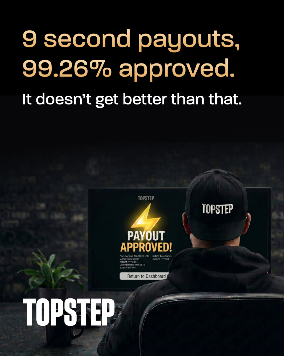 Topstep Facebook ad from Aug 12, 2026