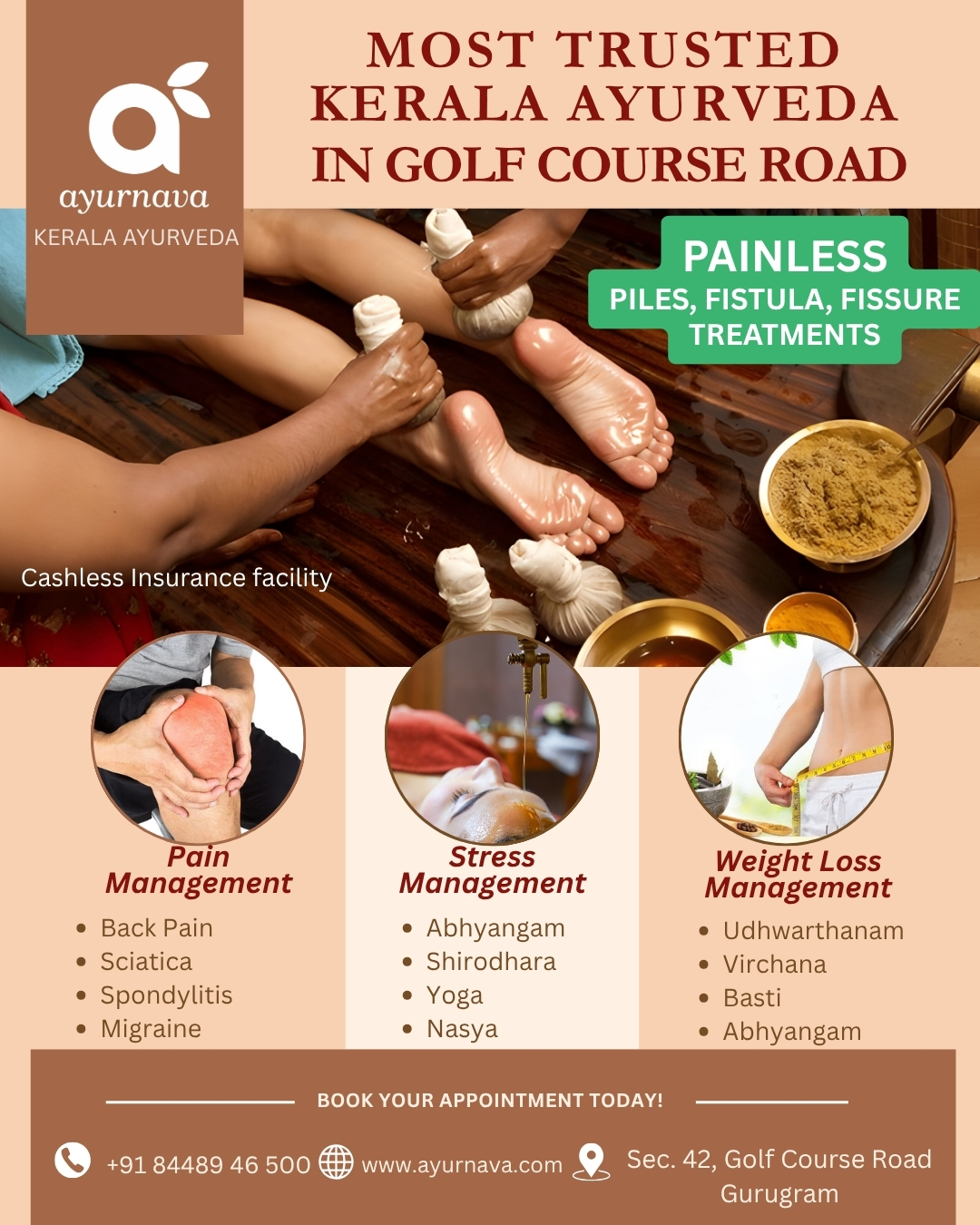 Ayurnava Kerala Ayurveda Facebook ad