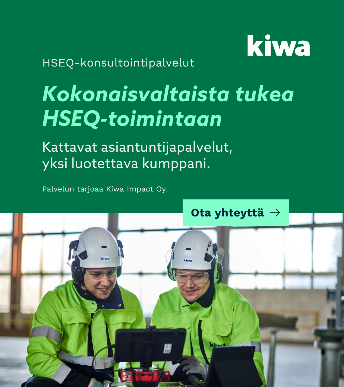 Kiwa Suomi Facebook ad