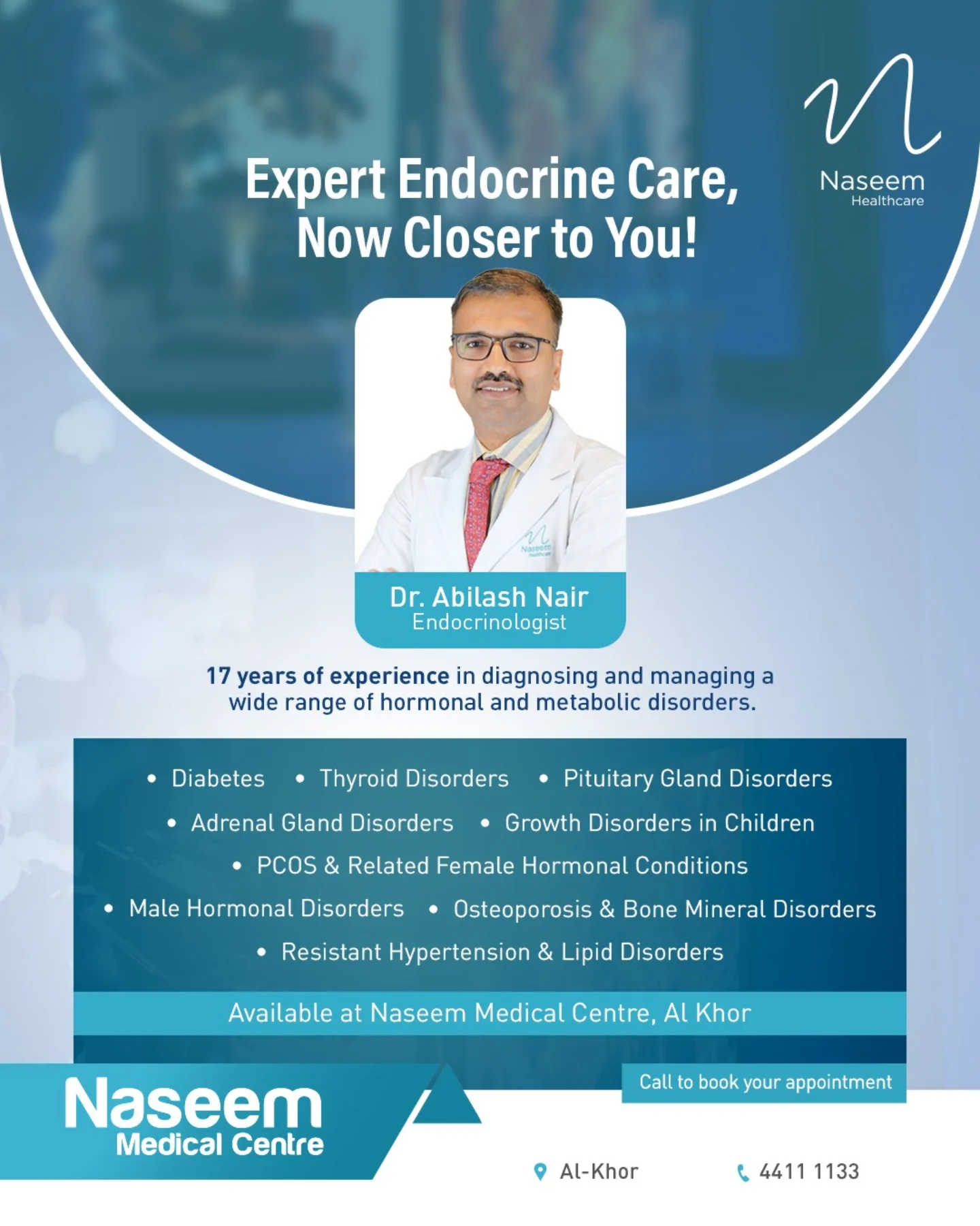 Naseem Medical Centre Facebook ad