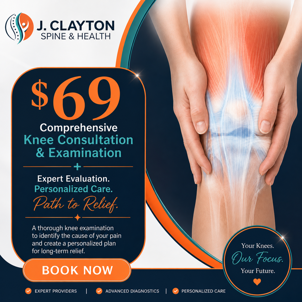 J Clayton Spine and Health of Seymour Facebook ad