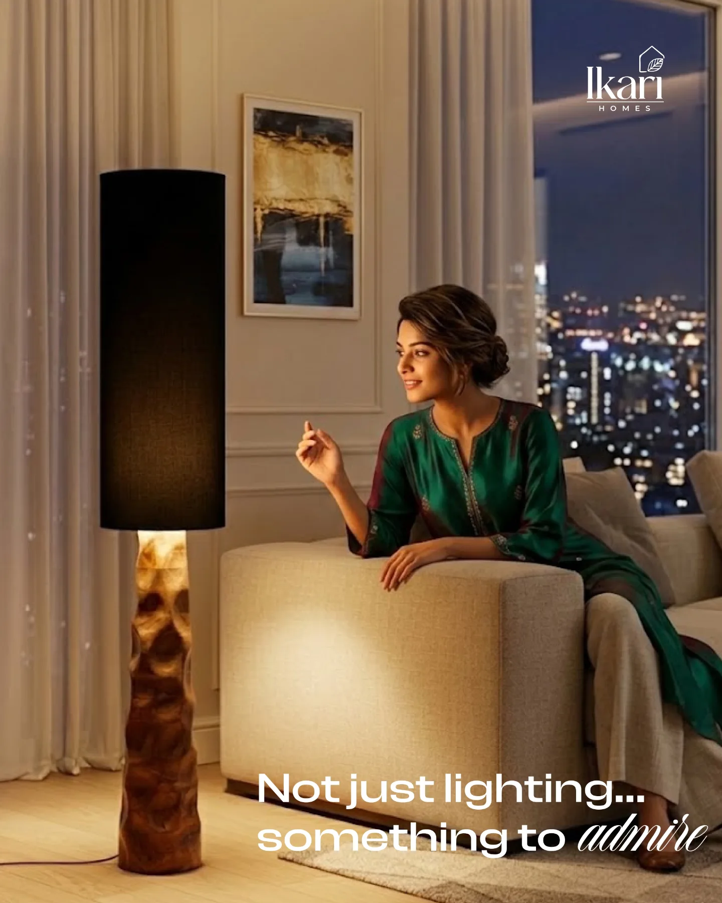 Ikari Homes Facebook ad: Midnight Glow Floor Lamp - Bold Light |Ikari Homes
