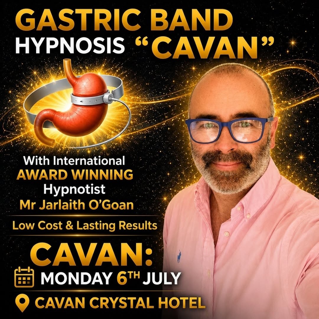 Jarlaith O'Goan Hypnotist Facebook ad: ππΌπππππΎ π½πΌππΏ ππππππππ