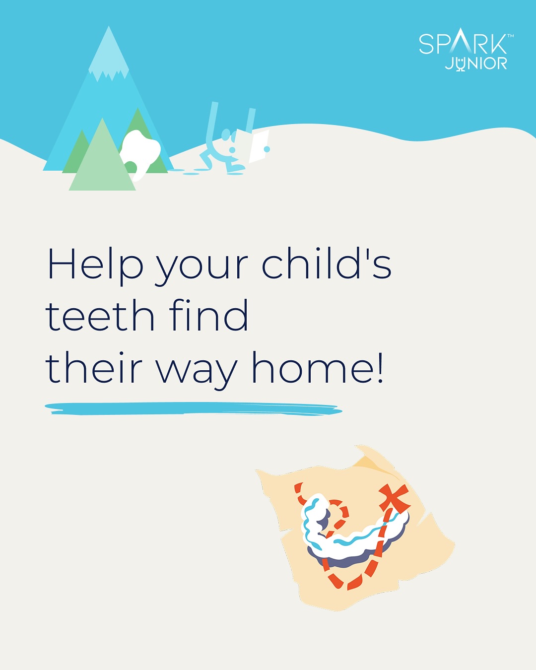 Spark Aligners Europe Facebook ad: Meet Sparky - your kid’s new aligner guide!