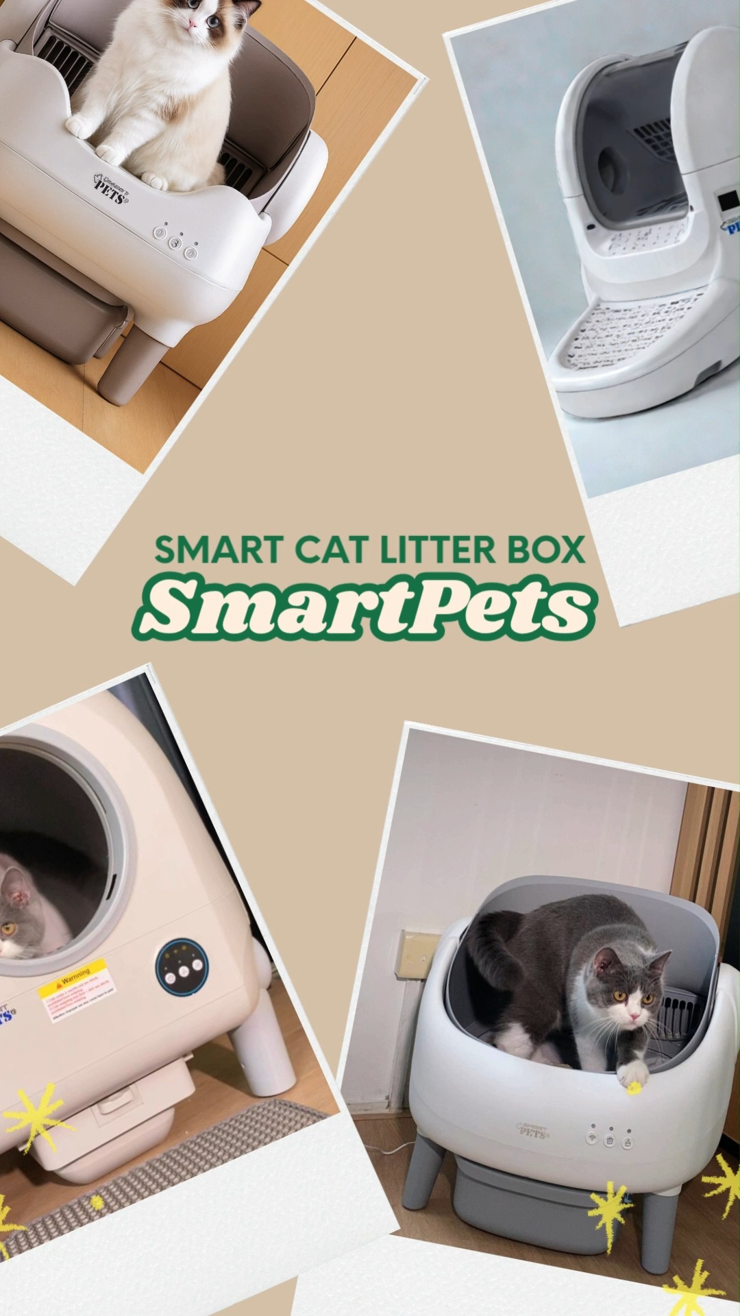 Smart Pets Malaysia Facebook ad: Multiple Type SmartPets Cat Litter Box