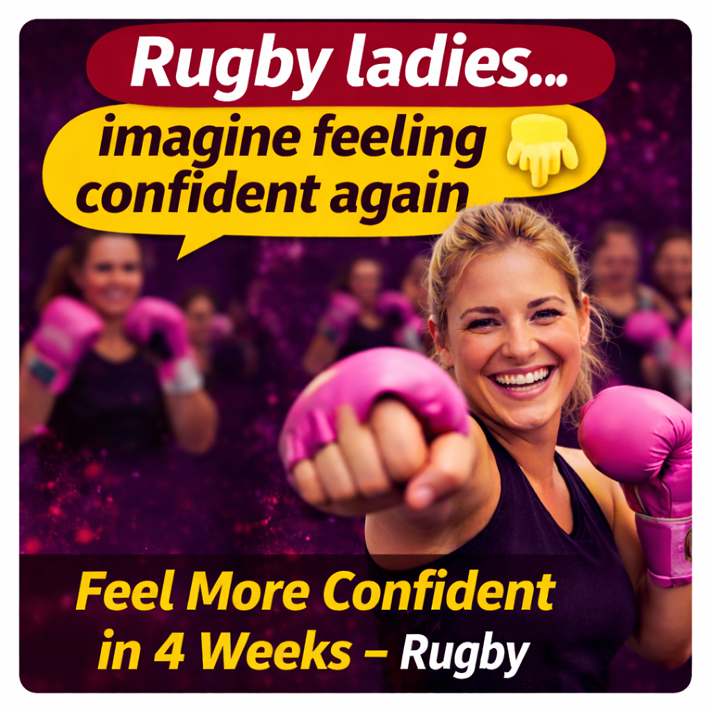 G Force Martial Arts & Fitness Facebook ad: Feel More Confident in 4 Weeks, Rugby