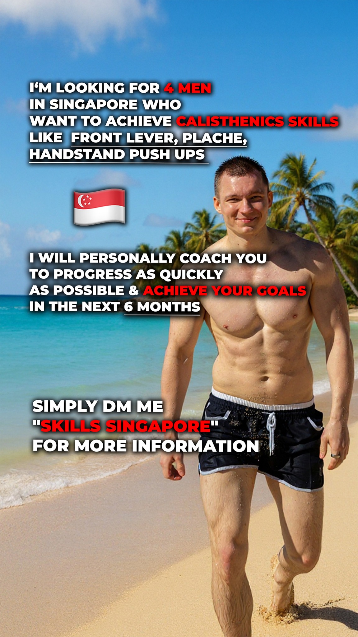 Lauris Leikarts Facebook ad: SEND ME A DM SKILLS SINGAPORE IF YOU…