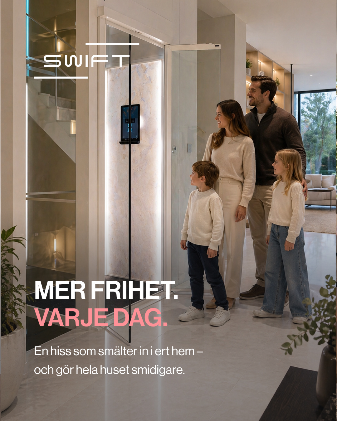 SWIFT Home Lifts Facebook ad
