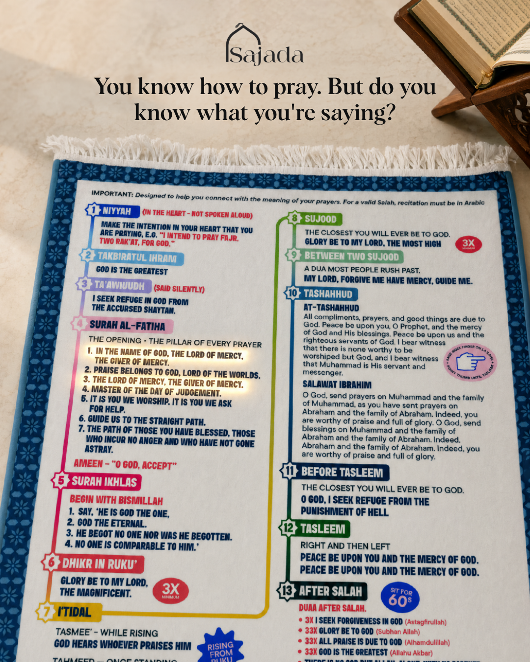 Sajada Facebook ad