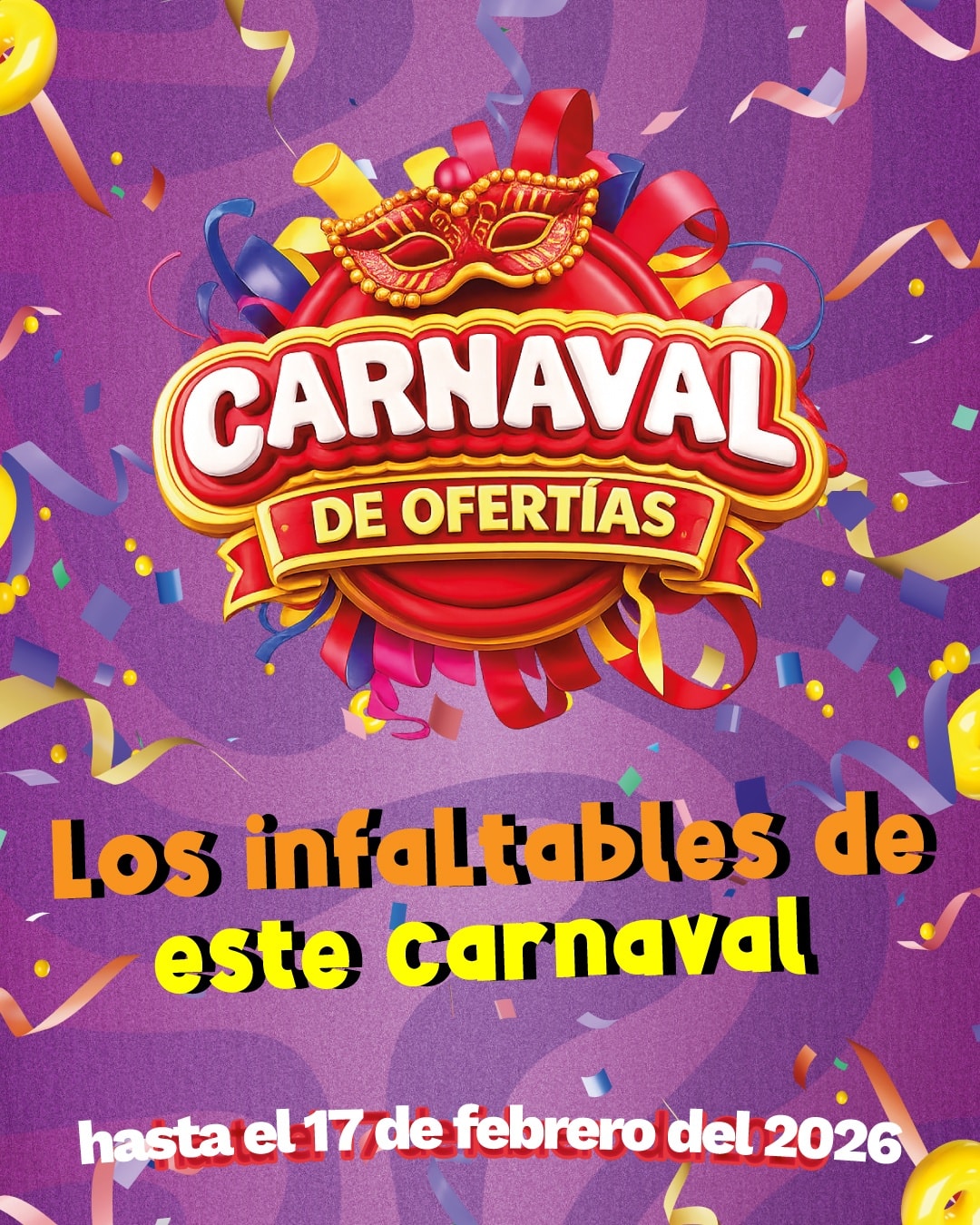 Almacenes Tía Facebook ad: En el Carnaval de OferTías encuentras bebidas, cervezas…