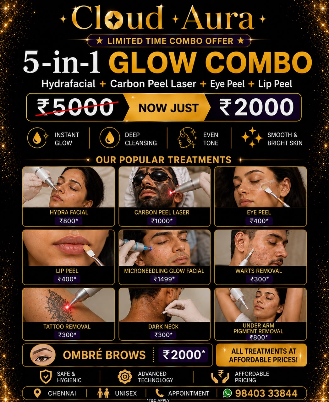 Cloud Aura Skin Clinic Facebook ad