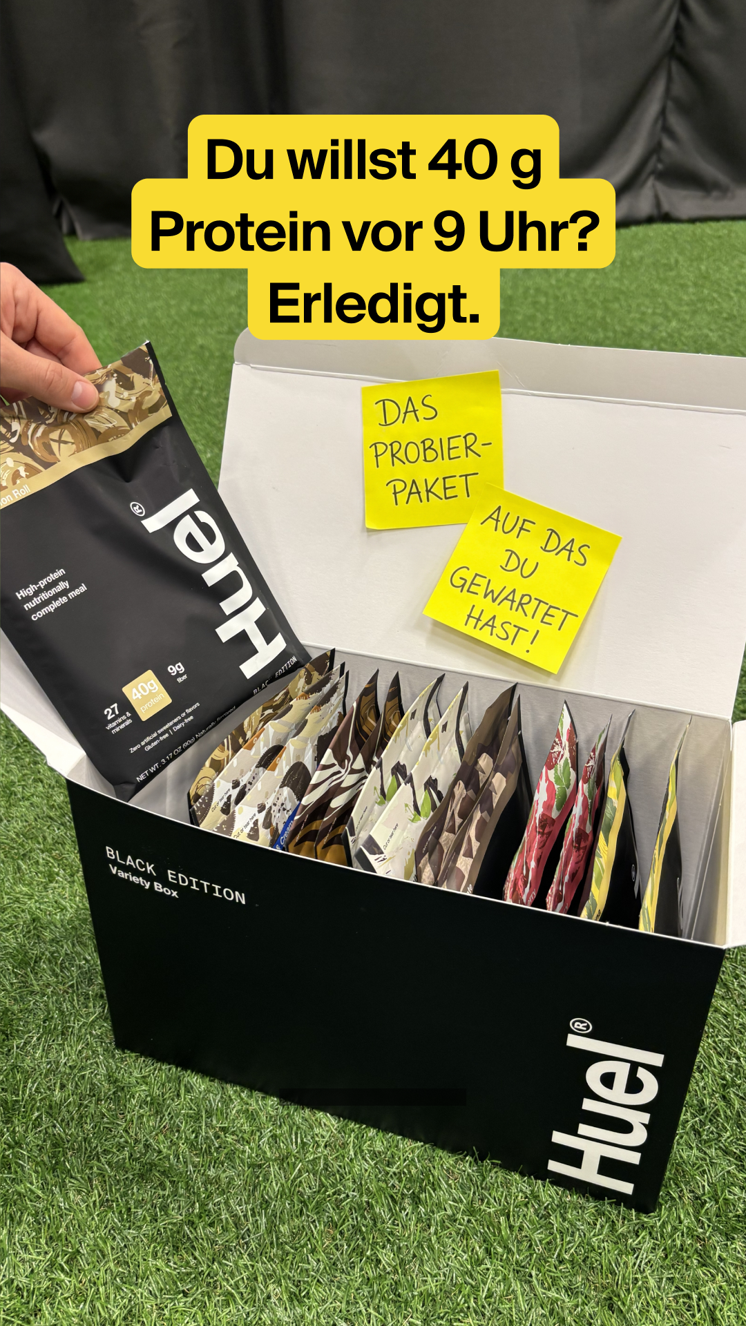 Huel Facebook ad
