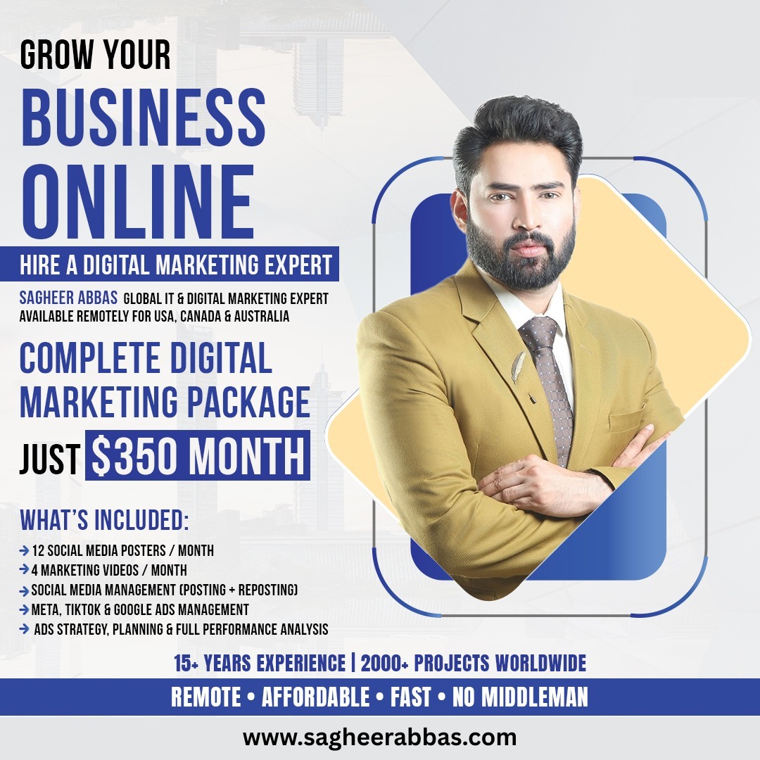 Syed Sagheer Abbas Rizvi Facebook ad
