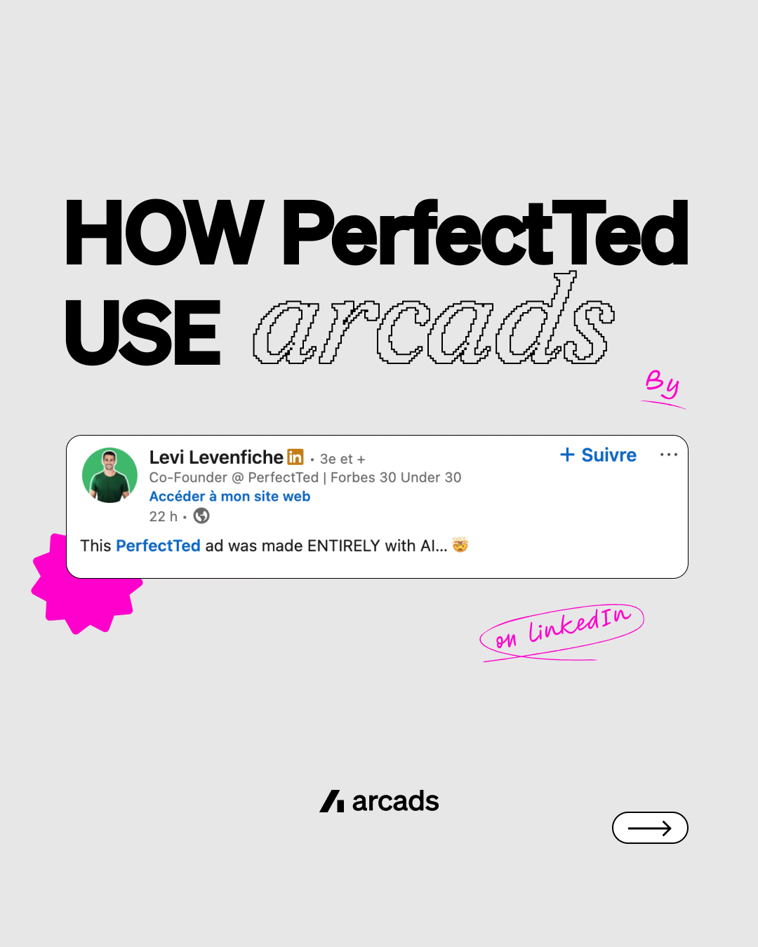 Arcads AI Facebook ad