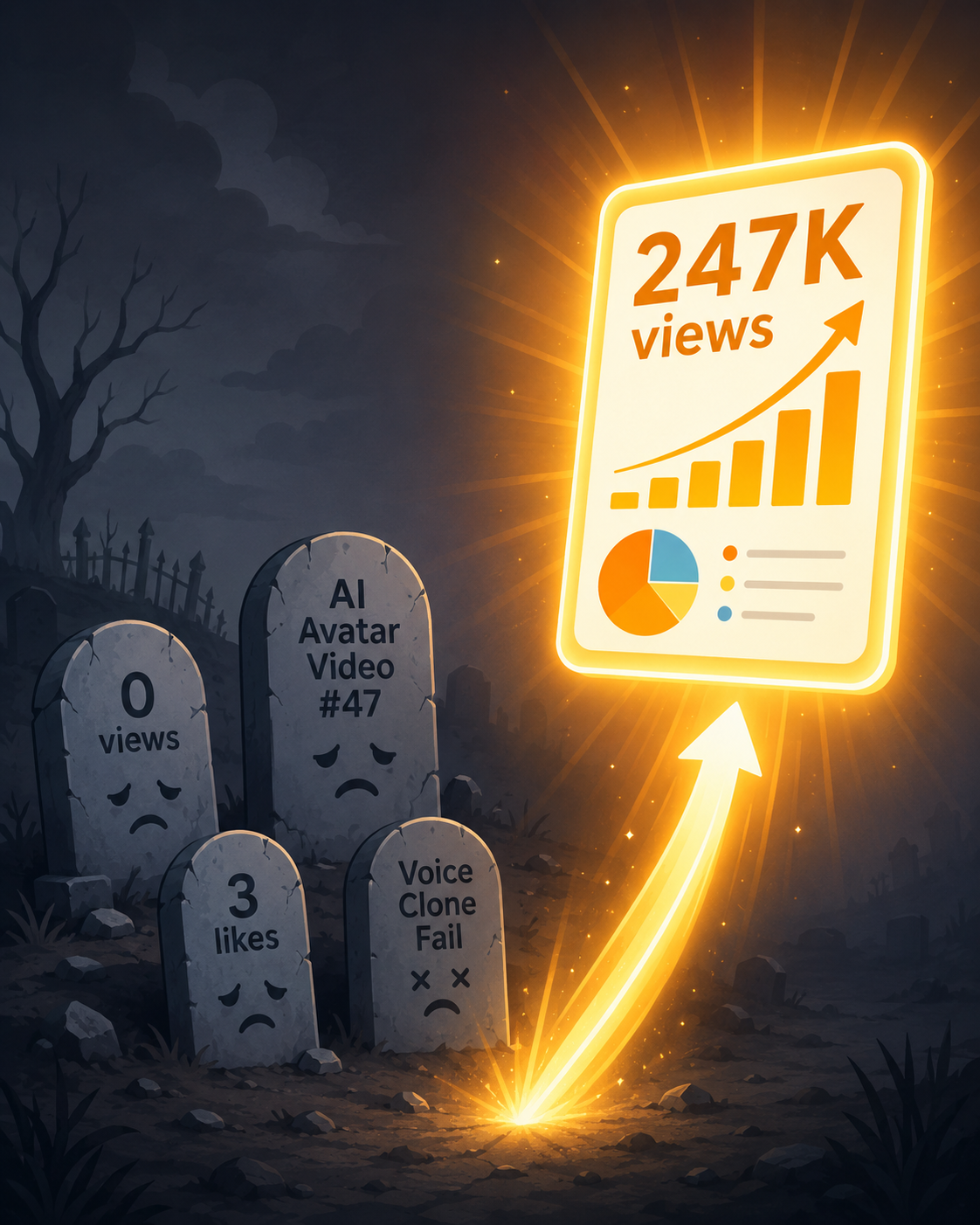 Daniel & Celina Chou Facebook ad: I Stopped Making Videos. I Went Viral With Images Instead.