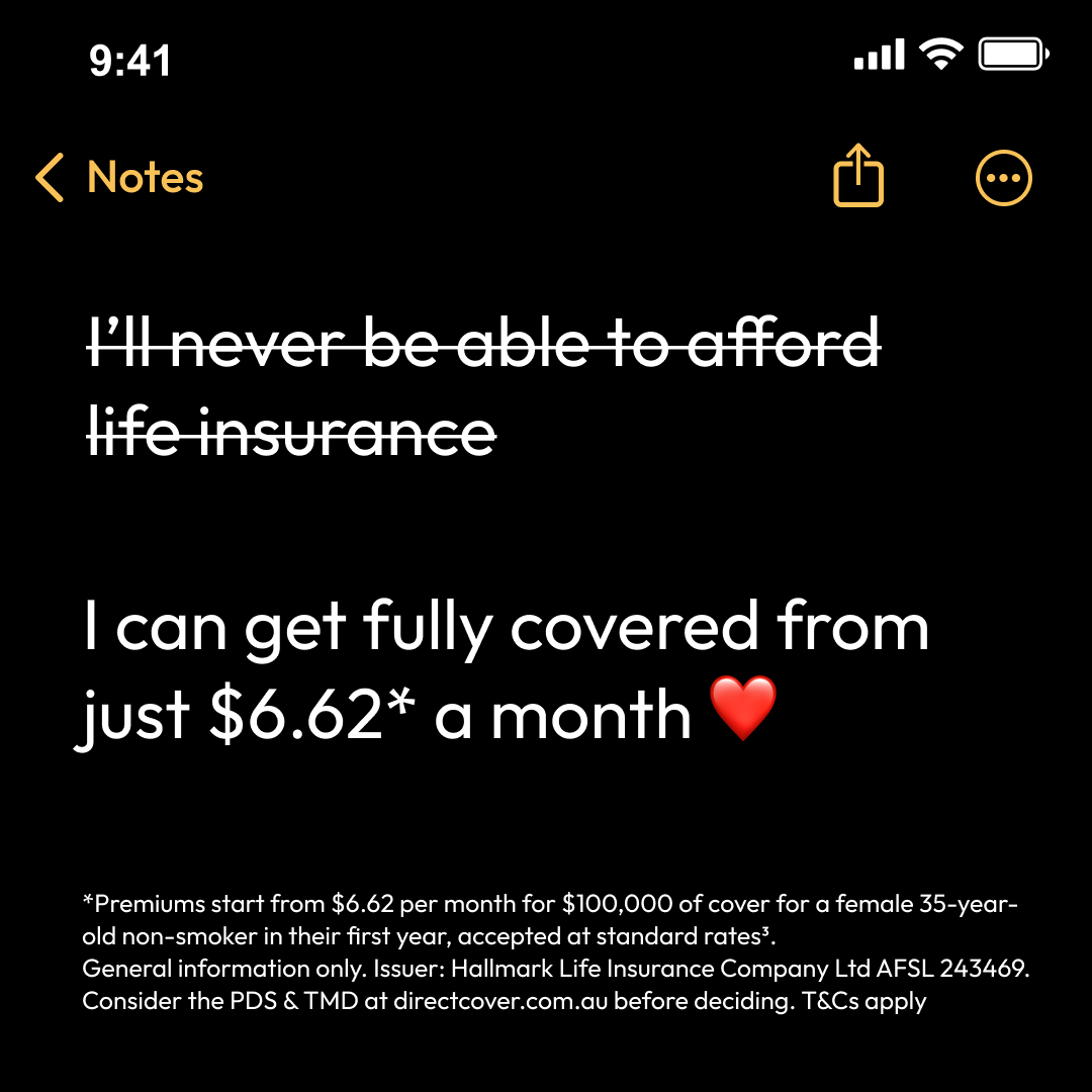 Direct Cover Facebook ad: Get a Quick Quote Today