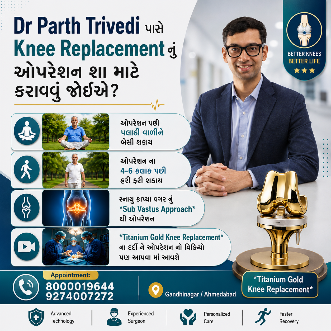 Dr Parth Trivedi - The MS Ortho Surgeon Facebook ad