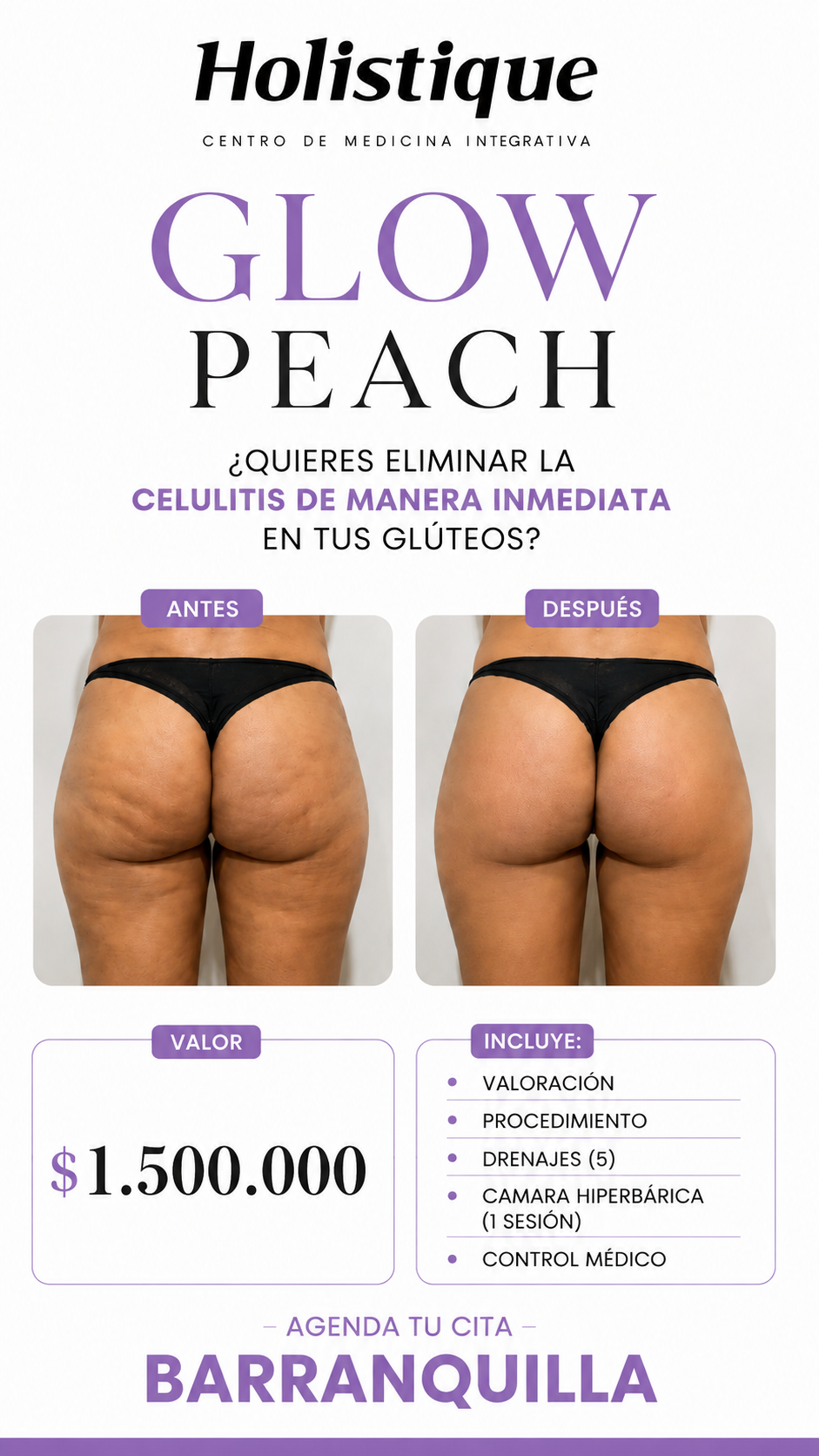 Holistique Medicina Cosmetica Facebook ad from Aug 1, 2026