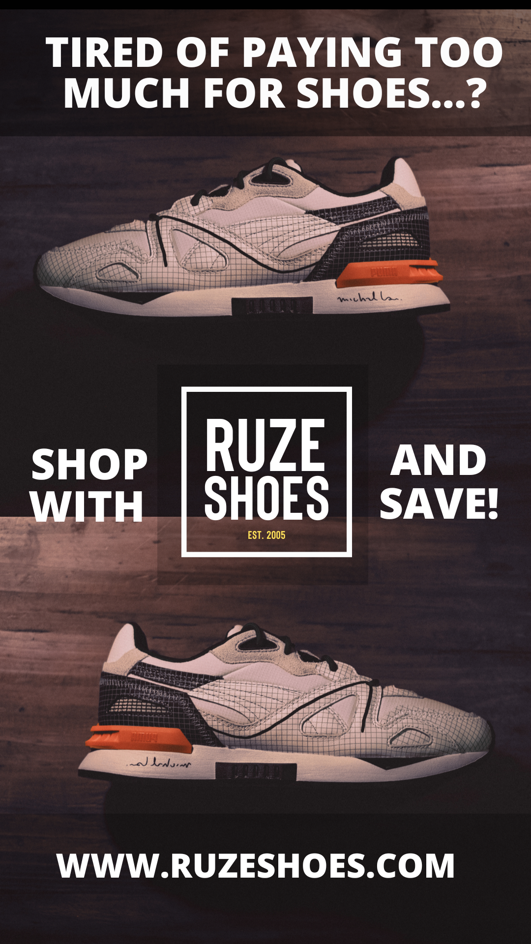 Ruze Shoes Facebook ad: Discover fresh arrivals and covetable styles!