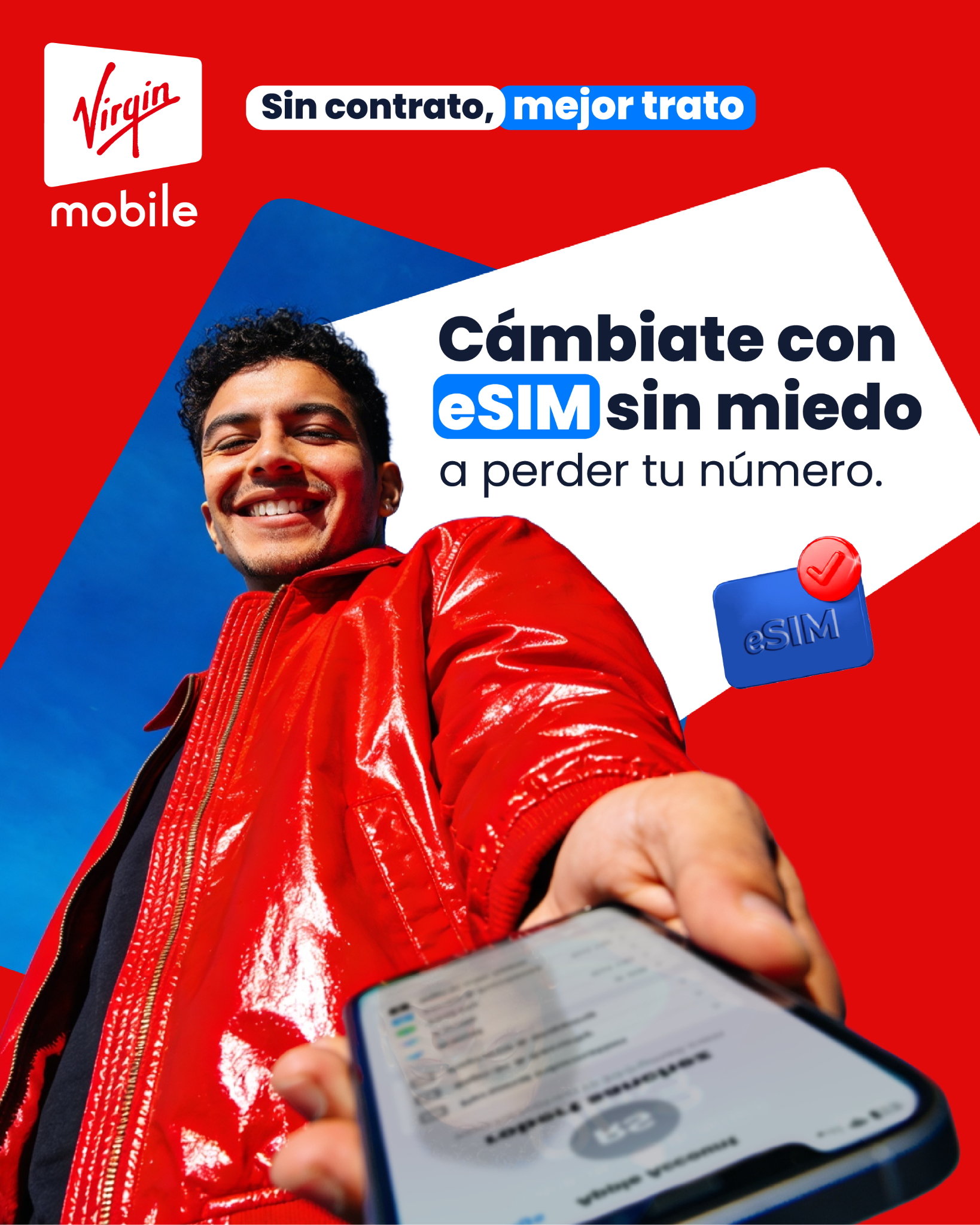 Virgin Mobile Chile Facebook ad