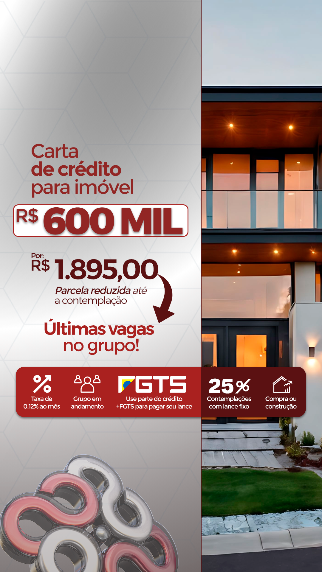 Redesul Consórcios Facebook ad from Jul 27, 2026