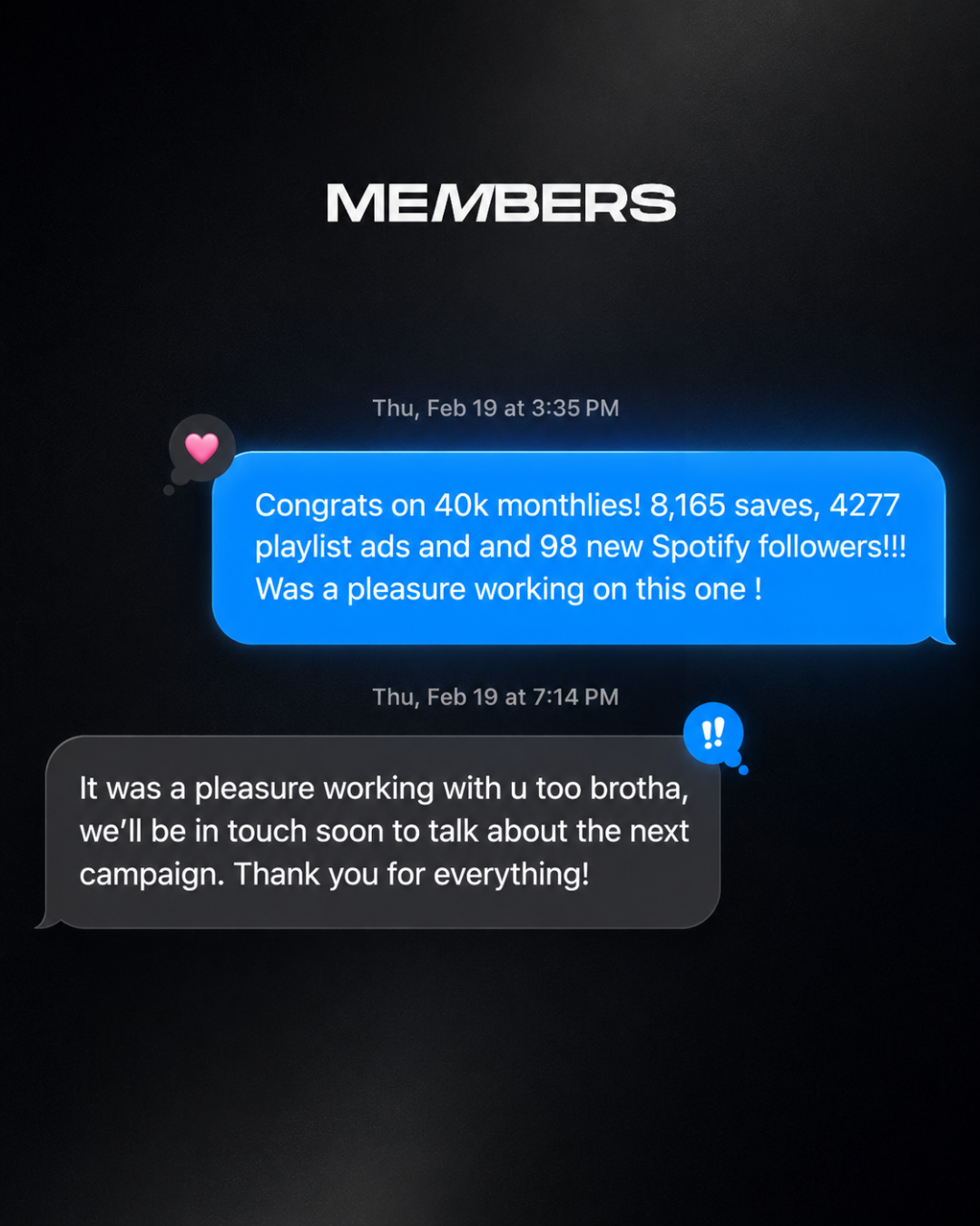 Members Media Facebook ad