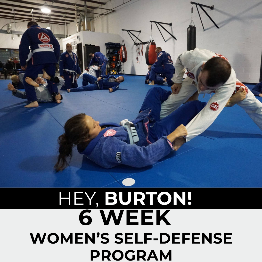 Gracie Barra - Burton Facebook ad: Practical Self-Defense Training