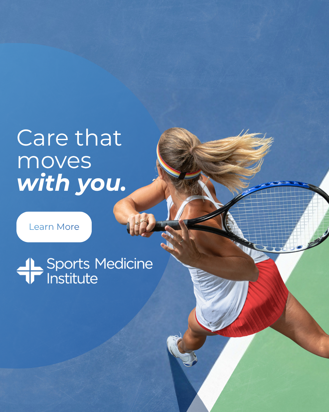 SRHS Sports Medicine Institute Facebook ad: Sports Medicine Institute