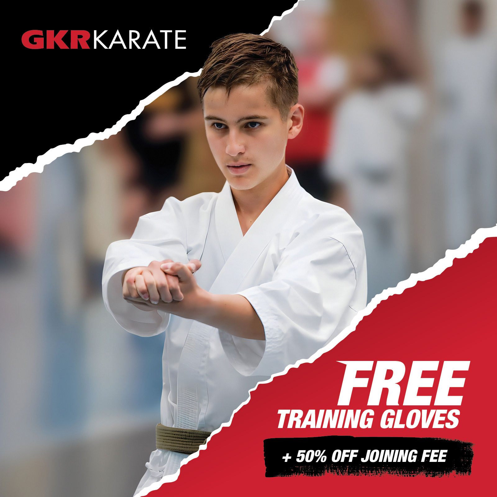 GKR Karate Facebook ad