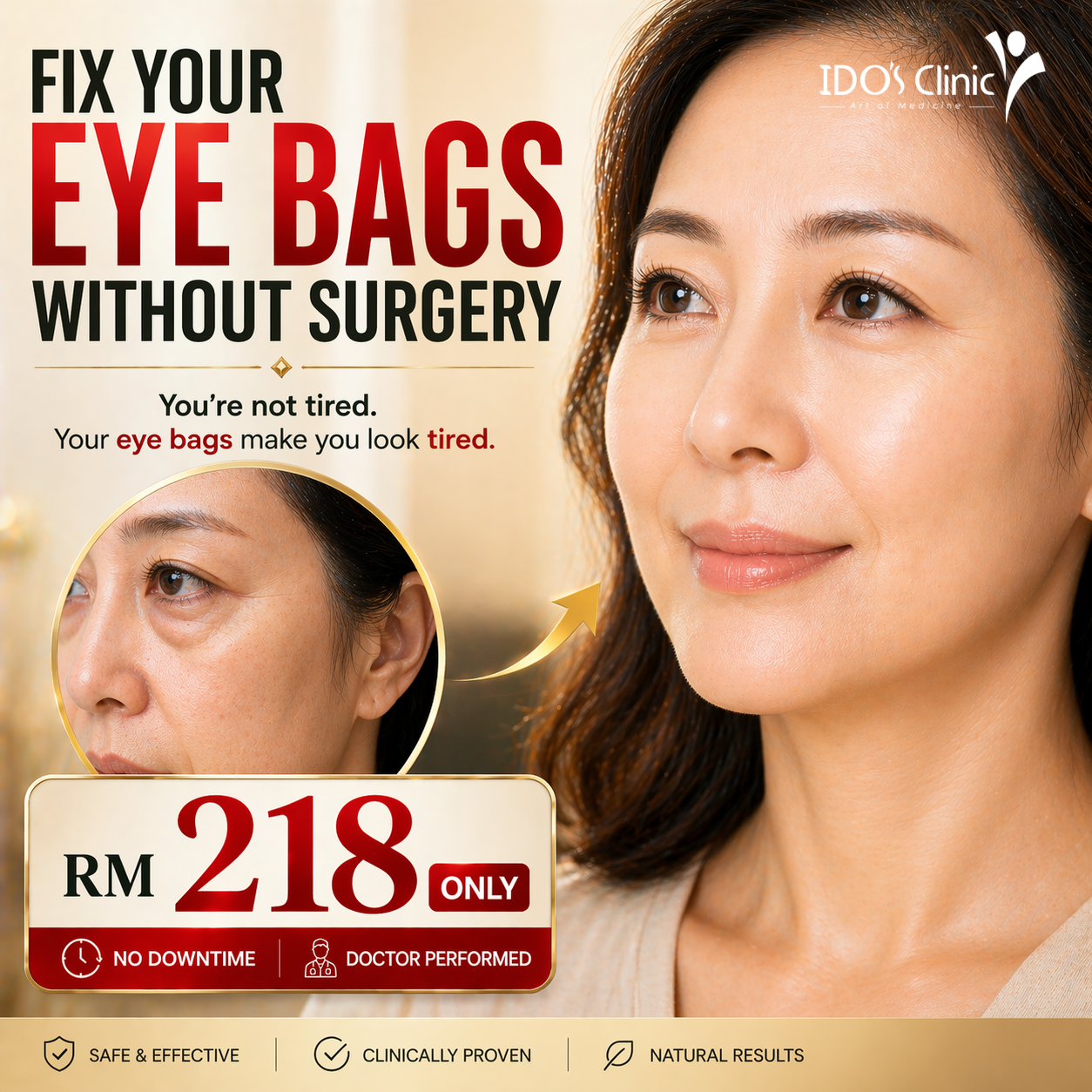IDO'S Clinic Facebook ad