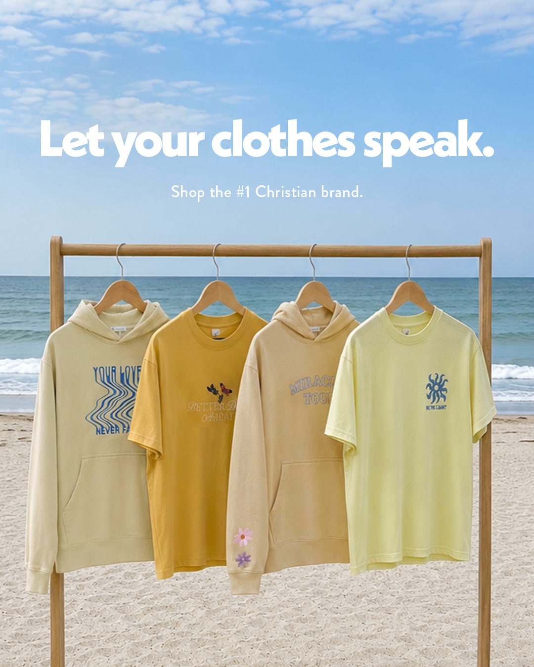 Elevated Faith Facebook ad: Bestselling Christian Apparel