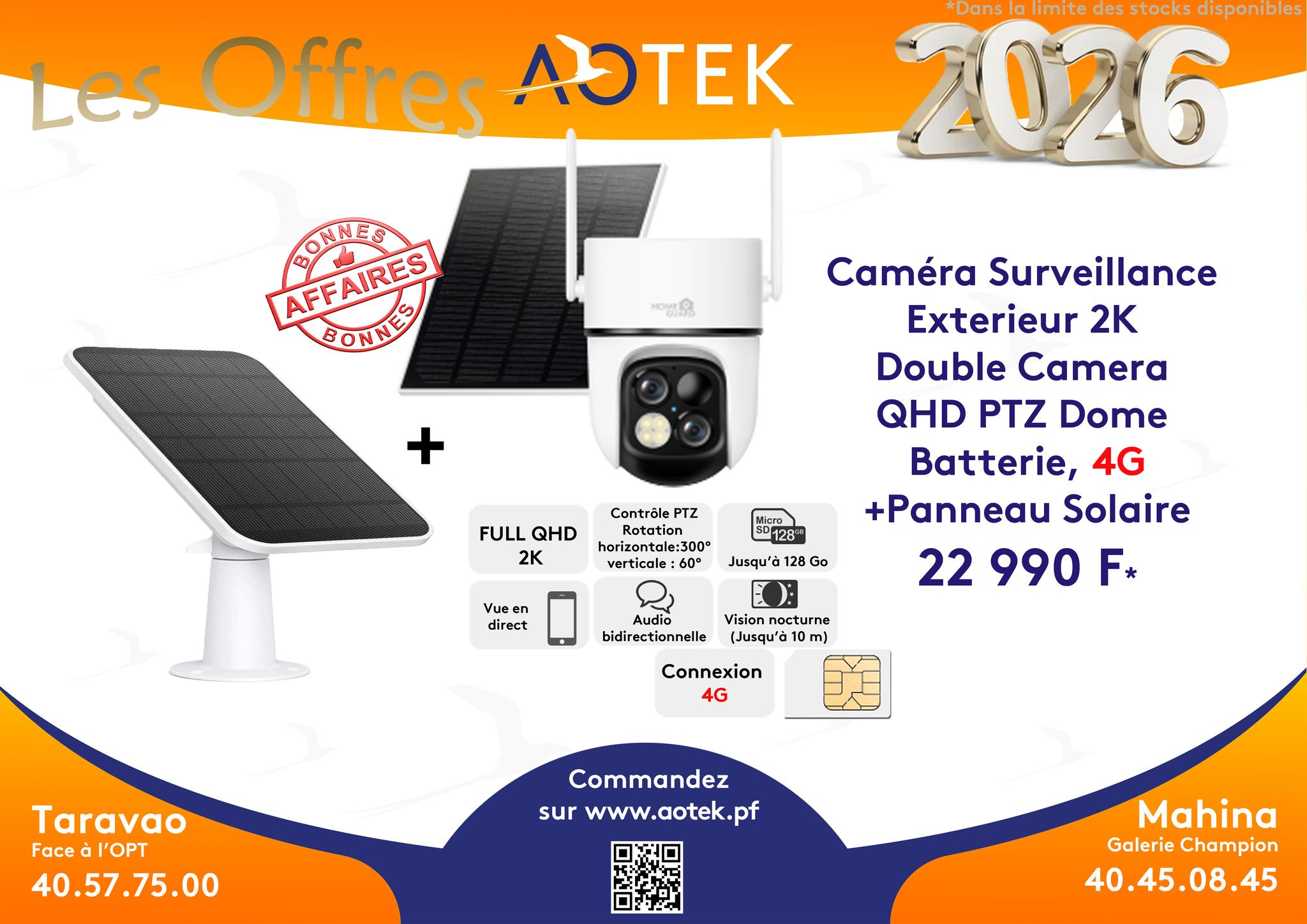 Aotek Facebook ad: AOTEK vous présente les bonnes affaires de 2026…