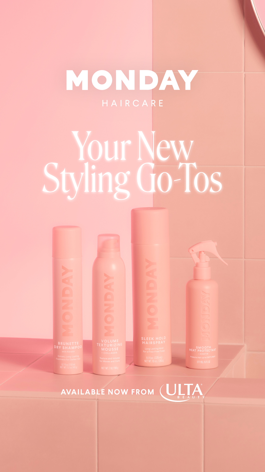 MONDAY Haircare Facebook ad